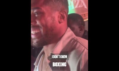 Anthony Joshua REACTS To Usyk vs Verhoeven
