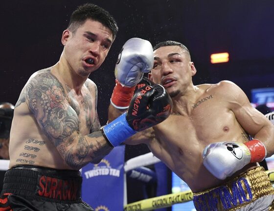 Claggett was defeated by Lopez in 2024. Photo: Mikey Williams/Top Rank