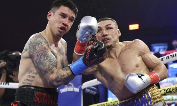 Claggett was defeated by Lopez in 2024. Photo: Mikey Williams/Top Rank