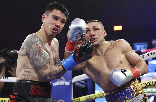 Claggett was defeated by Lopez in 2024. Photo: Mikey Williams/Top Rank
