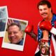 Former world champion Bobby Czyz pictured during his boxing career alongside recent photos taken during his cancer recovery.