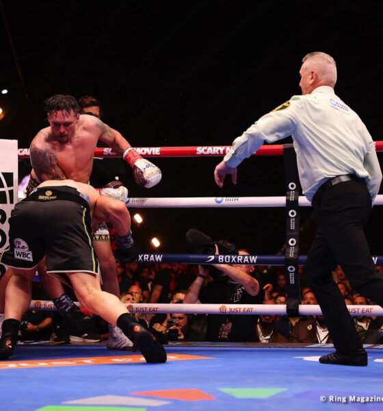 Image: Usyk Post-Bell Stoppage Against Verhoeven Demands WBC Intervention