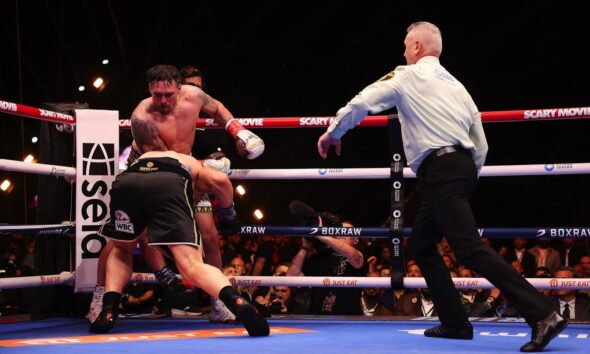 Image: Usyk Post-Bell Stoppage Against Verhoeven Demands WBC Intervention