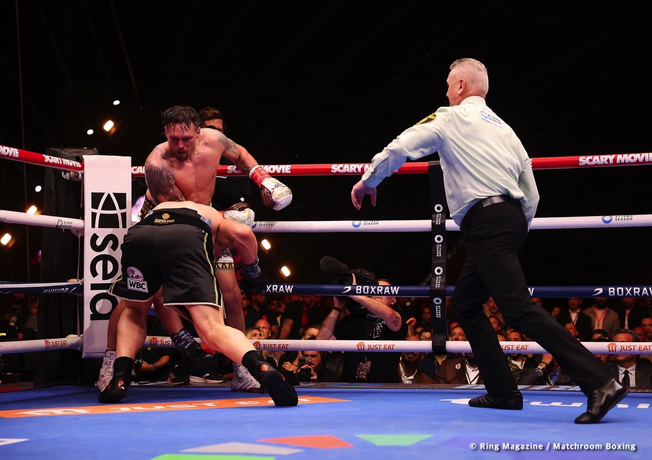 Image: Usyk Post-Bell Stoppage Against Verhoeven Demands WBC Intervention