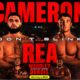 Liam Cameron and Bradley Rea on a fight poster for their light heavyweight clash in Manchester on the Wardley vs Dubois undercard.