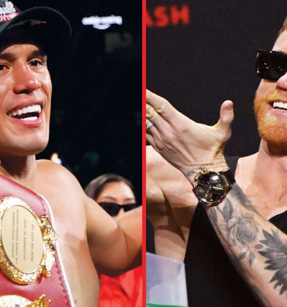 Canelo responds to David Benavidez offering him title fight at light heavyweight