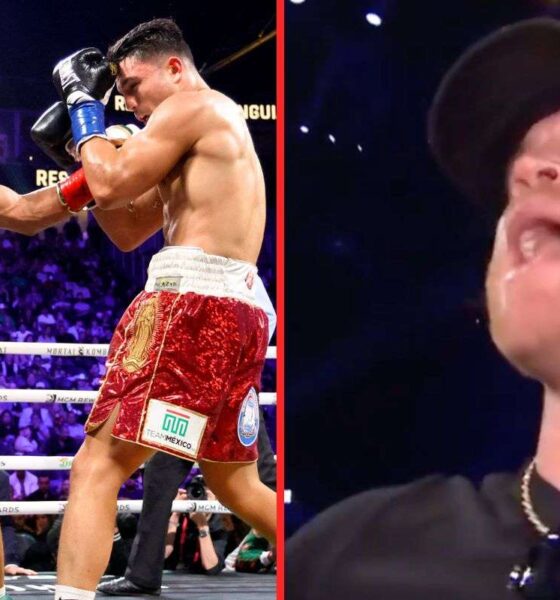 Canelo watches on as Jaime Munguia wins his old world title
