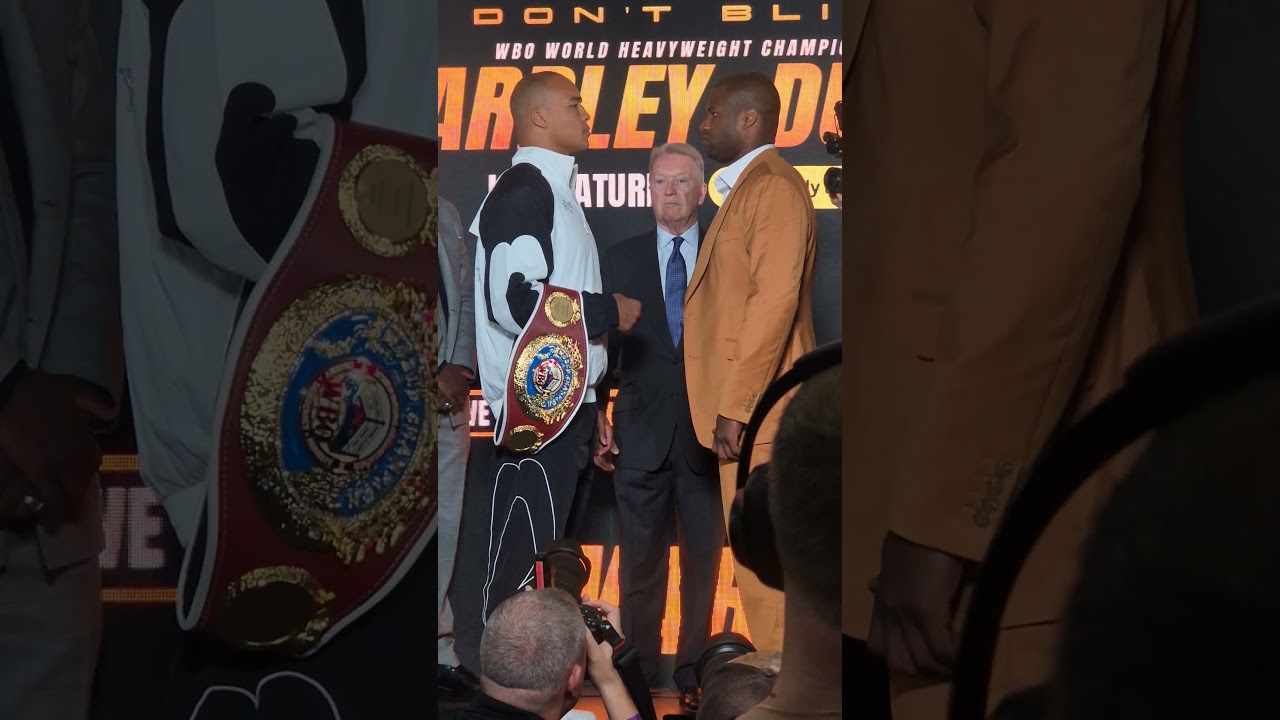 Daniel Dubois & Fabio Wardley FACEOFF #boxing #wardleydubois #boxingnews