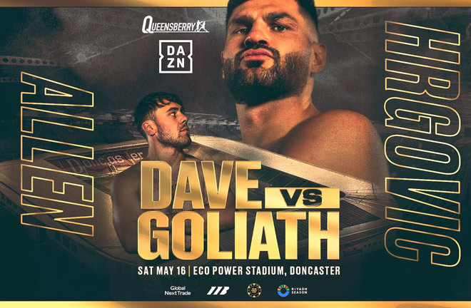 Filip Hrgovic vs Dave Allen in Doncaster on Saturday live on DAZN Photo: Queensberry