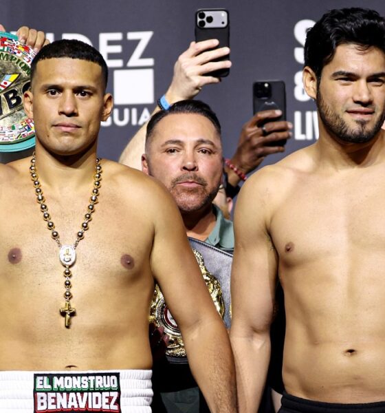 David Benavidez vs. Zurdo Ramirez • FULL WEIGH IN & FACE OFF | DAZN Boxing