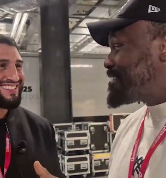 Derek Chisora CONFRONTS Agit Kabayel - 'CUT THE CAMERAS!!'