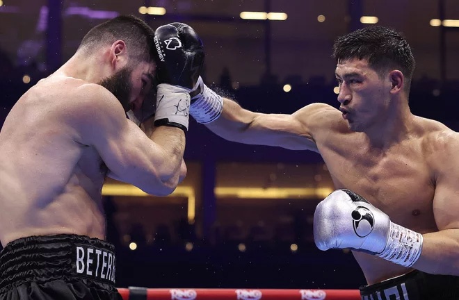 Bivol took revenge on Beterbiev in February last year. Photo: Mark Robinson Matchroom Boxing