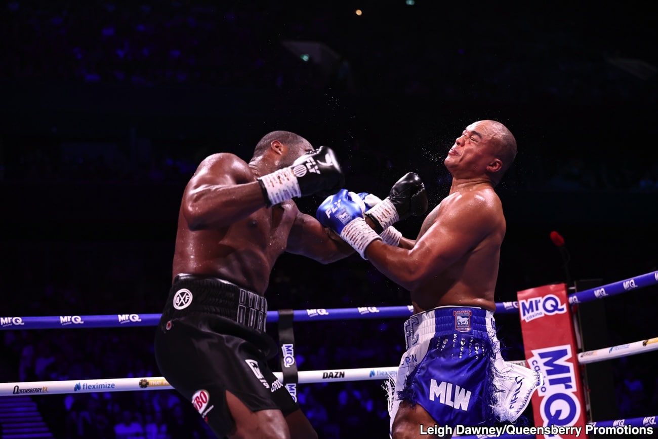 Image: Post-Fight Raw: Dubois Credits Heart and Resilience for Wardley Win