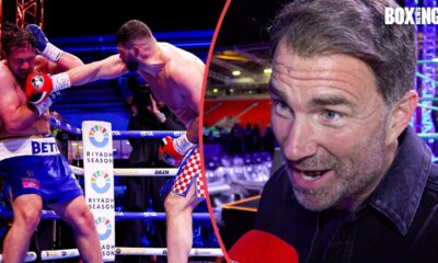 Eddie Hearn IMMEDIATE REACTION To Dave Allen Round 3 Loss To Filip Hrgovic