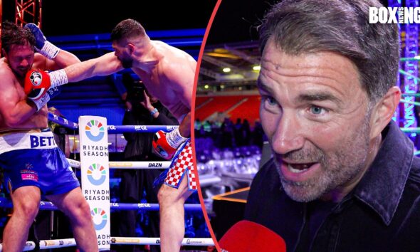 Eddie Hearn IMMEDIATE REACTION To Dave Allen Round 3 Loss To Filip Hrgovic