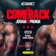 Anthony Joshua and Kristian Prenga promotional poster for July 25 Riyadh fight