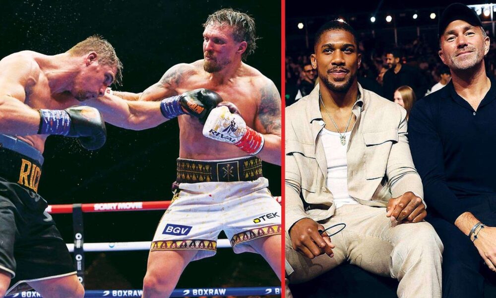 Eddie Hearn reveals how Anthony Joshua scored Usyk vs Verhoeven before controversial stoppage