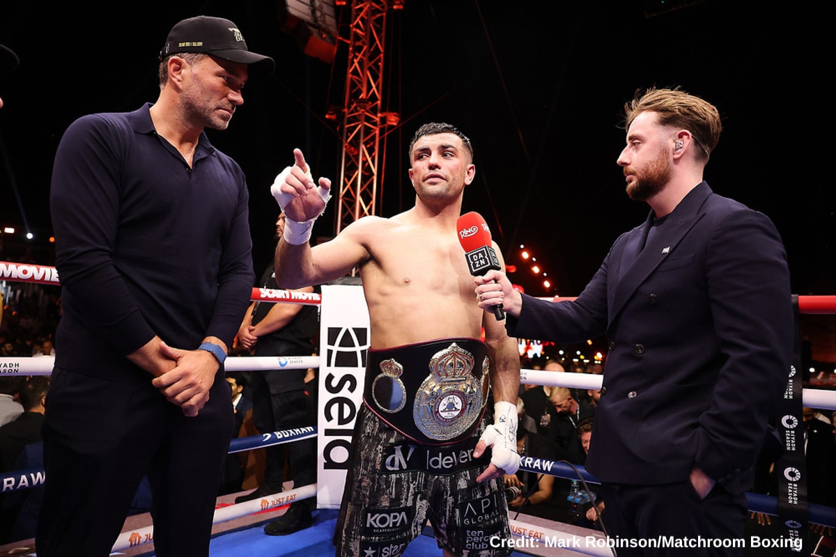 Image: Eddie Hearn Wants Rolly Romero To Face Jack Catterall In 90 Days
