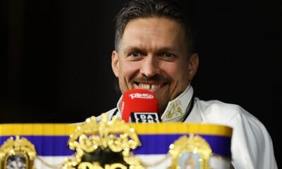 Oleksandr Usyk was the heaviest in his career, ahead of Rico Verhoeven. Source: Mark Robinson/Boxing on Matchroom