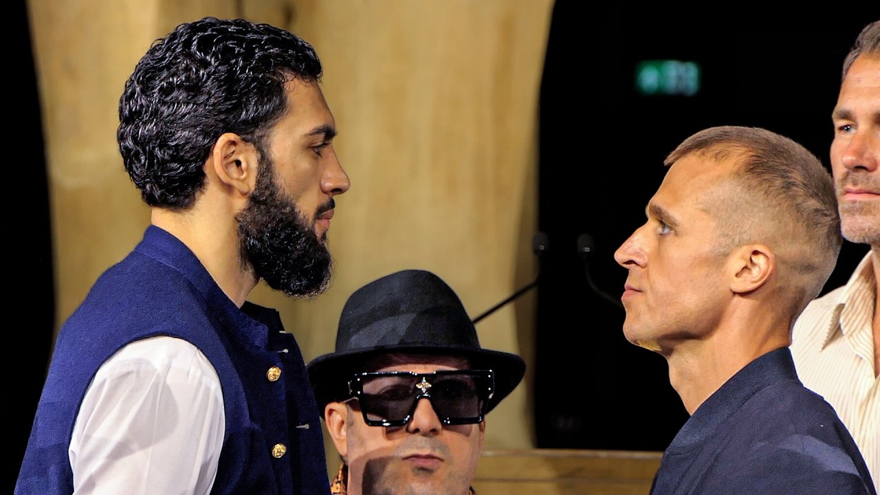 FACE OFF: Hamzah Sheeraz vs. Alem Begic • HEAD TO HEAD in Egypt | DAZN Boxing