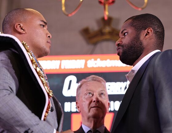 Fabio Wardley is the bookmaker's favorite to beat Daniel Dubois on Saturday in Manchester. Photo: Queensberry/Leigh Dawney