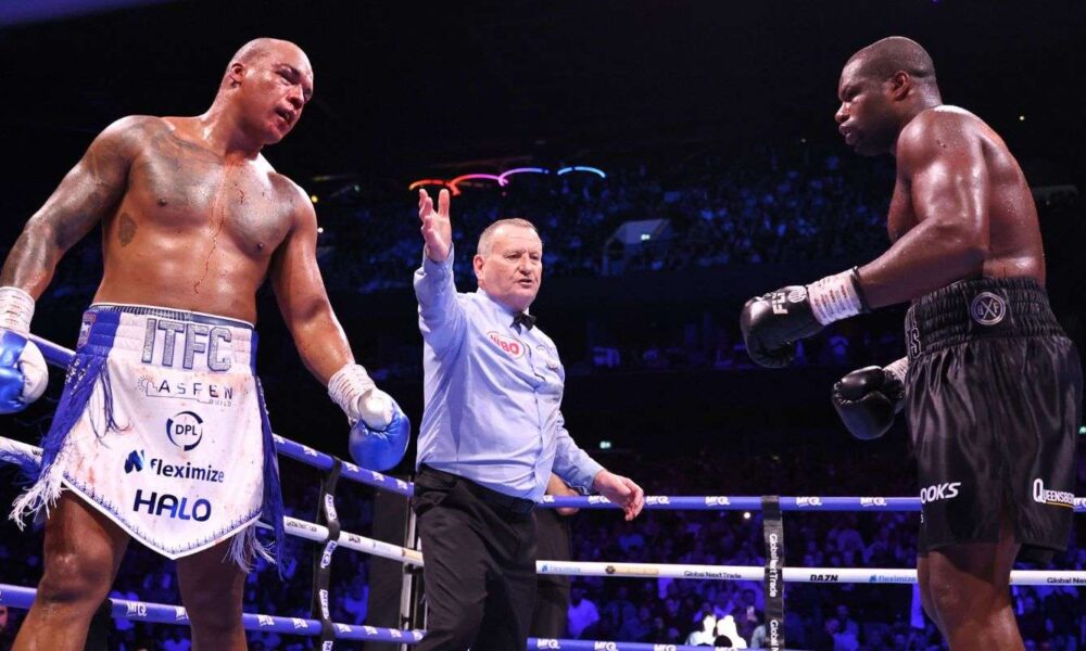 Fabio Wardley’s trainer speaks out after criticism for not throwing in towel against Dubois