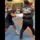 Floyd Mayweather Pad Footage Ahead Of Potential Pacquiao Rematch