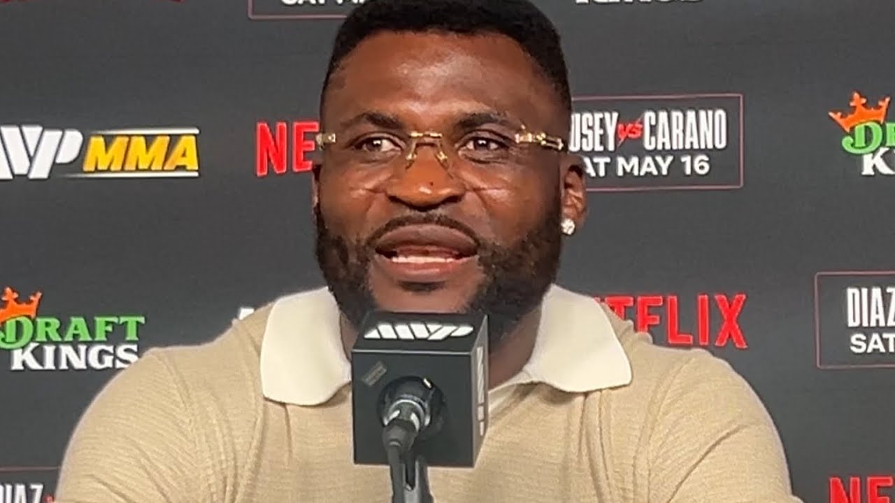 Francis Ngannou RESPONDS to Jon Jones: “I Want To Fight!” | POST-FIGHT PRESS CONFERENCE