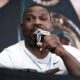 Former heavyweight champion Hasim Rahman speaks during a boxing media event ahead of his planned comeback attempt at 53 years old