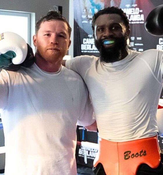 Jaron Ennis sums up Canelo’s boxing ability and power after sparring sessions