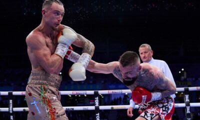 In September, Donovan was beaten a second time by Crocker. Photo: Mark Robinson Matchroom Boxing
