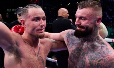 Donovan called for a third fight with Crocker. Photo: Mark Robinson Matchroom Boxing