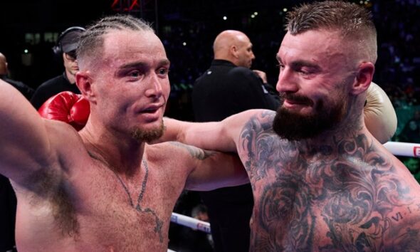 Donovan called for a third fight with Crocker. Photo: Mark Robinson Matchroom Boxing
