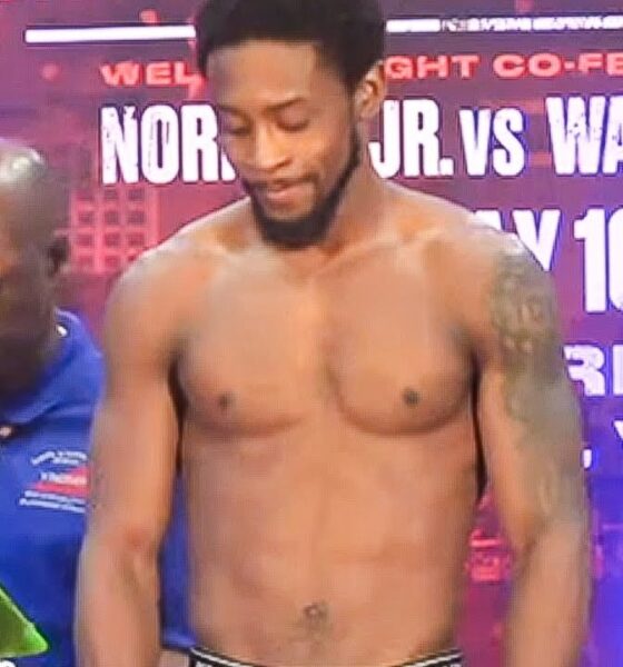 Keyshawn Davis MISSES WEIGHT vs Nahir Albright • WEIGH-IN