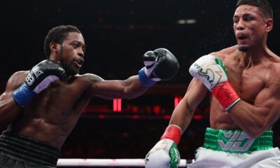 Davis stopped Ortiz in January. Photo: Cris Esqueda Matchroom Boxing