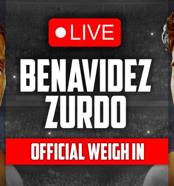 LIVE 🥊 David Benavidez vs. Zurdo Ramirez • OFFICIAL WEIGH IN | DAZN Boxing