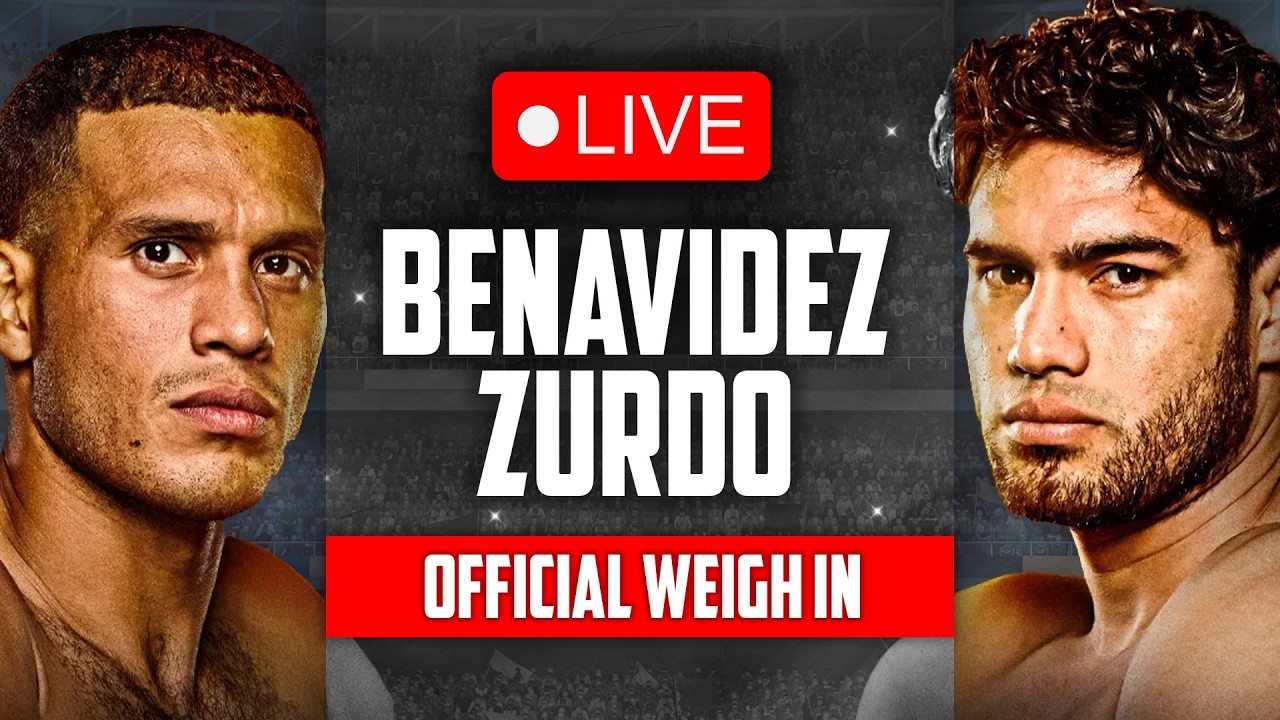 LIVE 🥊 David Benavidez vs. Zurdo Ramirez • OFFICIAL WEIGH IN | DAZN Boxing