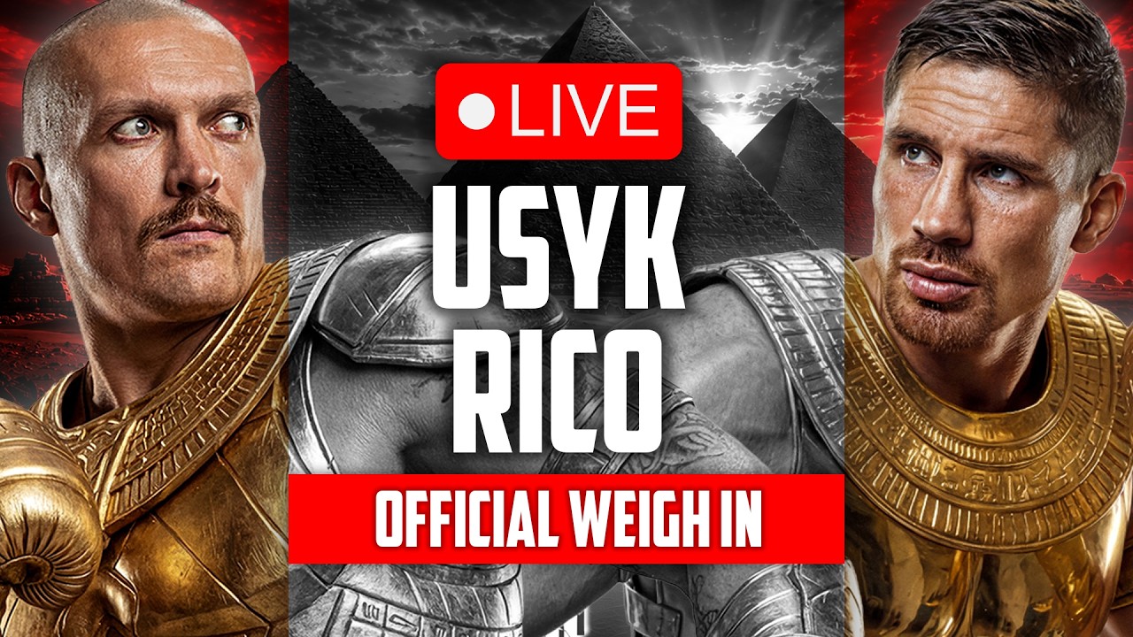 LIVE 🥊  Oleksandr Usyk vs. Rico Verhoeven • OFFICIAL WEIGH-IN & FINAL FACE OFF | DAZN Boxing