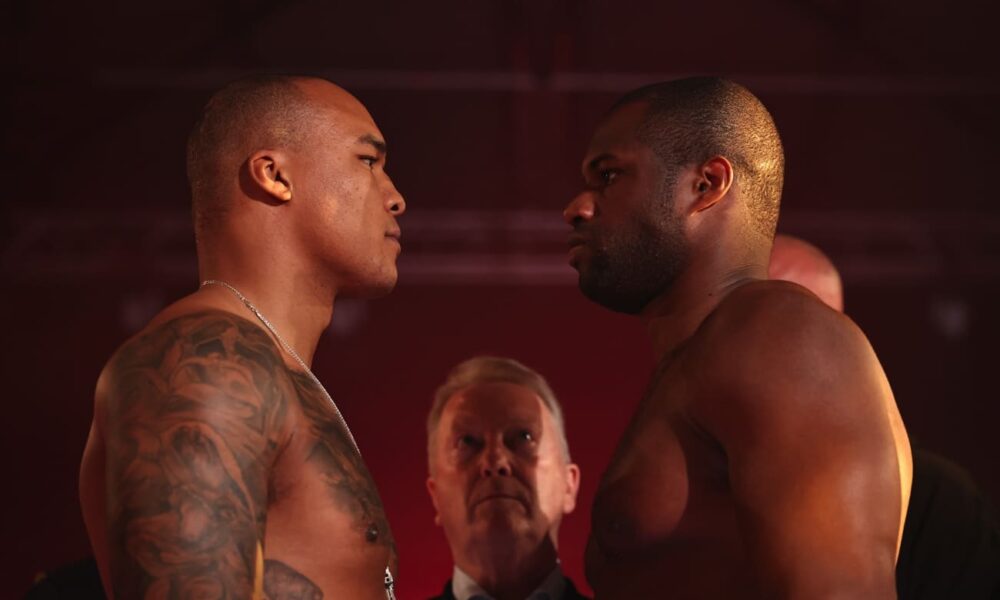 Image: Fabio Wardley vs Daniel Dubois Live Results From UK Today