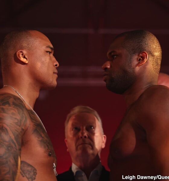 Image: Fabio Wardley vs Daniel Dubois Live Results From UK Today