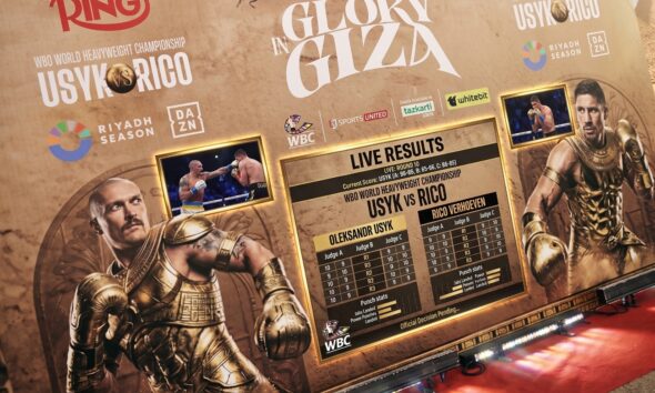 Image: Oleksandr Usyk vs Rico Verhoeven Live Results From Egypt