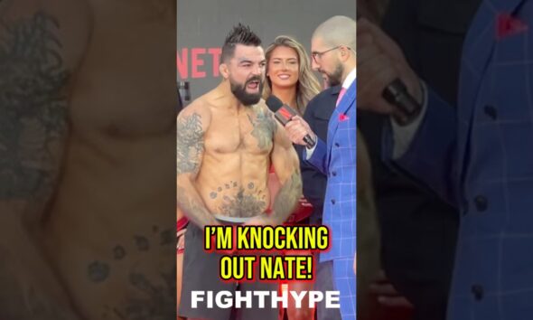 Mike Perry FINAL WORDS to Nate Diaz 😡 “I’m Knocking You Out!”