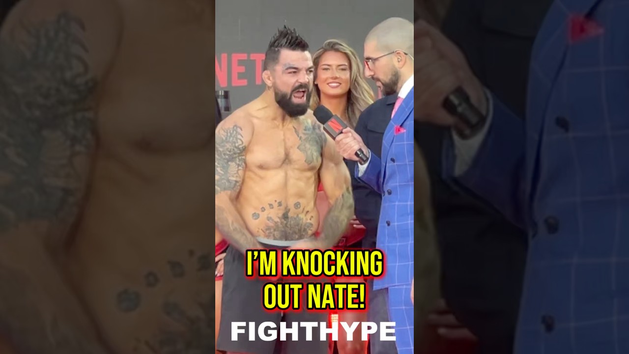 Mike Perry FINAL WORDS to Nate Diaz 😡 “I’m Knocking You Out!”