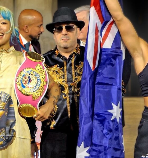 Mizuki Hiruta vs Mai Soliman • FULL WEIGH IN & Faceoff | Usyk vs Rico UNDERCARD | DAZN Boxing