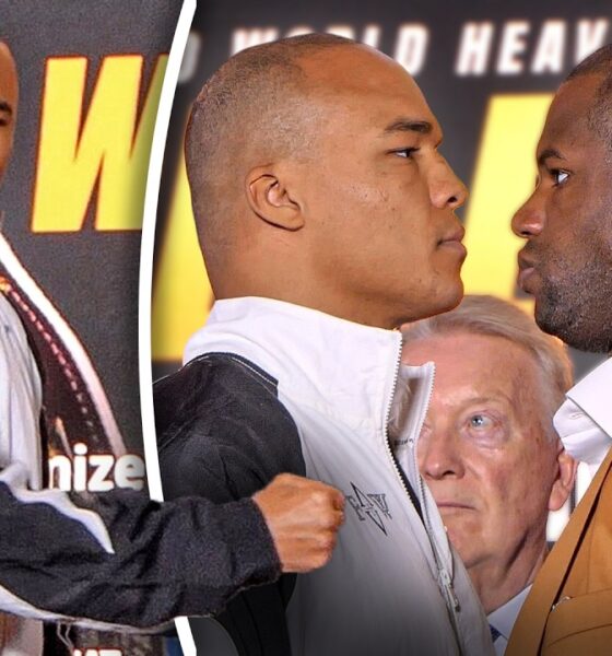 NO RESPECT?  Dubois RUFUSES Fabio Wardley Fist Bump • TENSE FACE OFF | DAZN Boxing