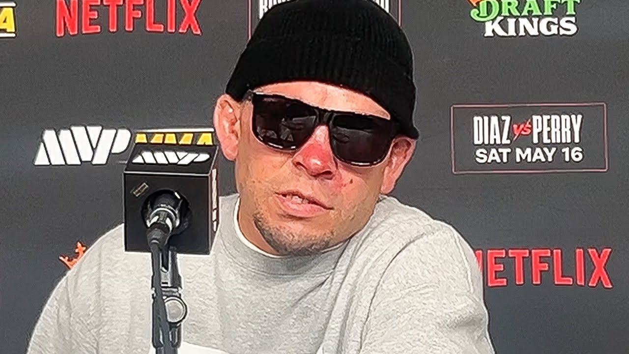 Nate Diaz on LOSS to Mike Perry & McGregor’s Return: “Rematch ASAP!” | POST-FIGHT PRESS CONFERENCE