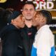 Foster and Ford face-to-face before Saturday's game. Photo: Matchroom Boxing