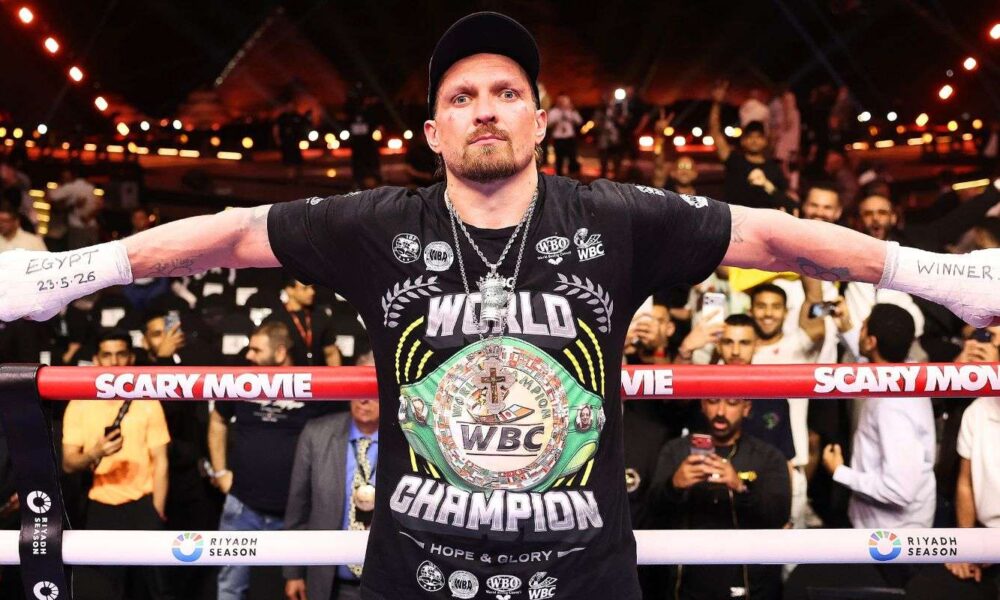 Oleksandr Usyk given ‘one week’ to decide on facing mandatory or losing title