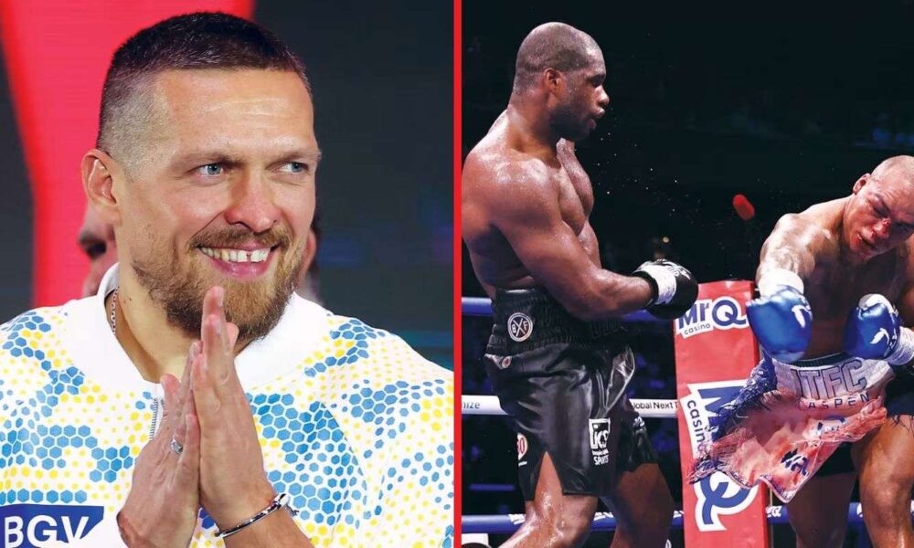 Oleksandr Usyk sums up Fabio Wardley’s performance against Daniel Dubois