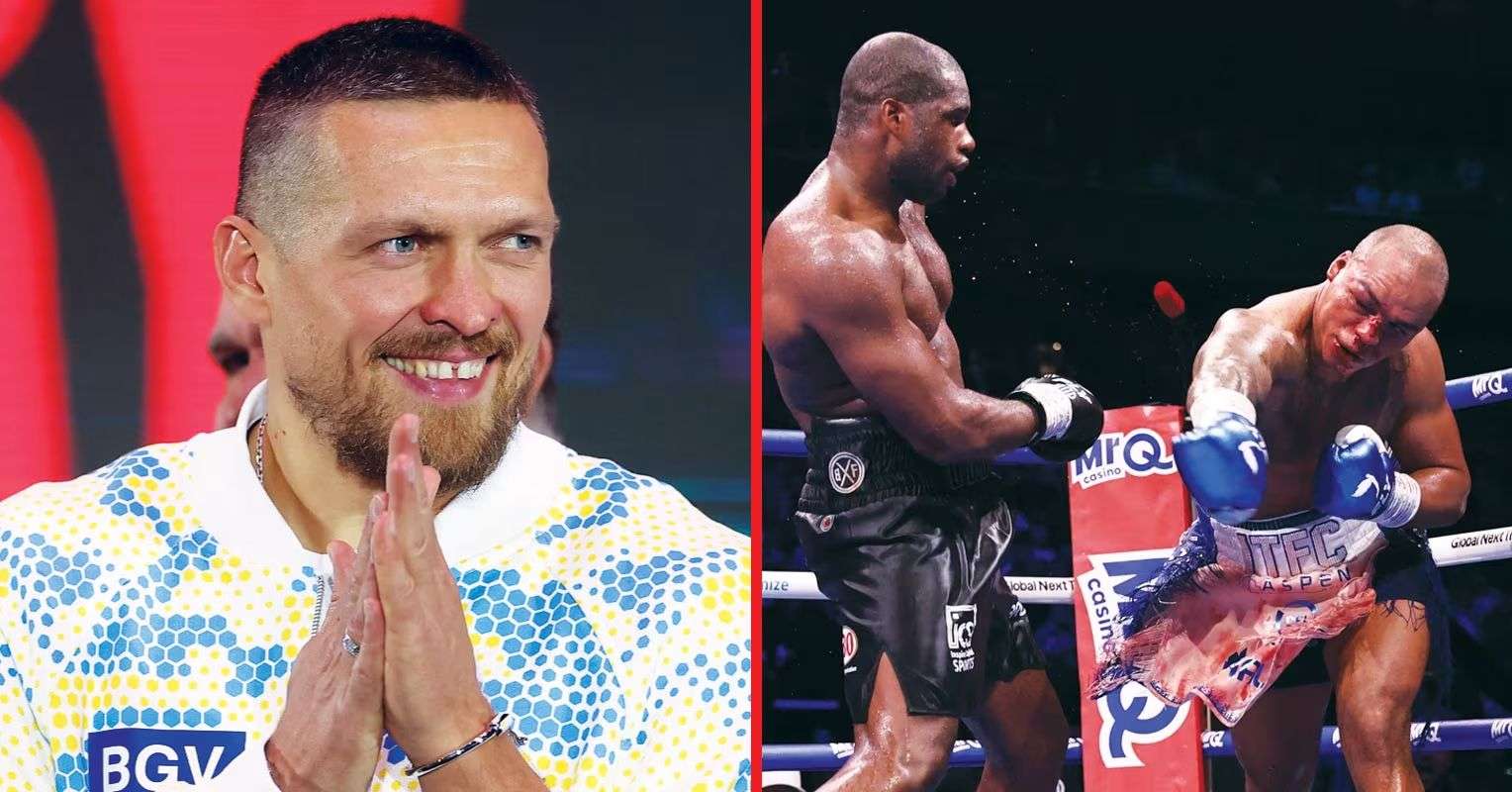 Oleksandr Usyk sums up Fabio Wardley’s performance against Daniel Dubois